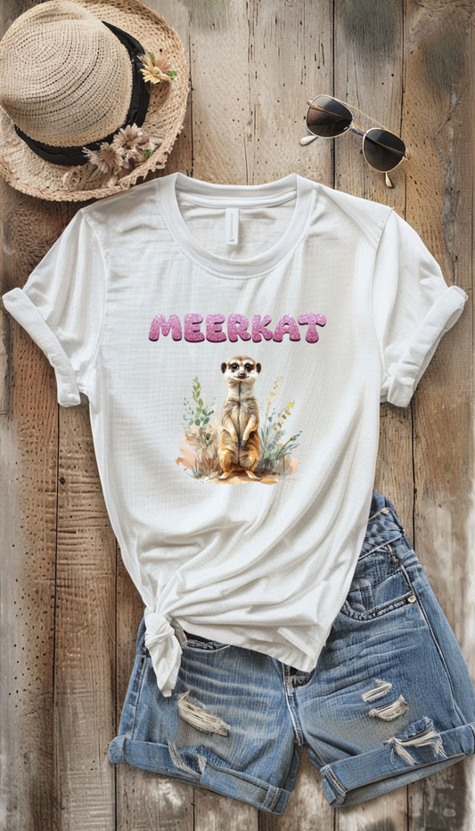 MEERKAT T-SHIRT GLITTER