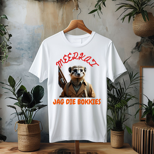 MEERKAT T-SHIRT JAG DIE BOKKIES