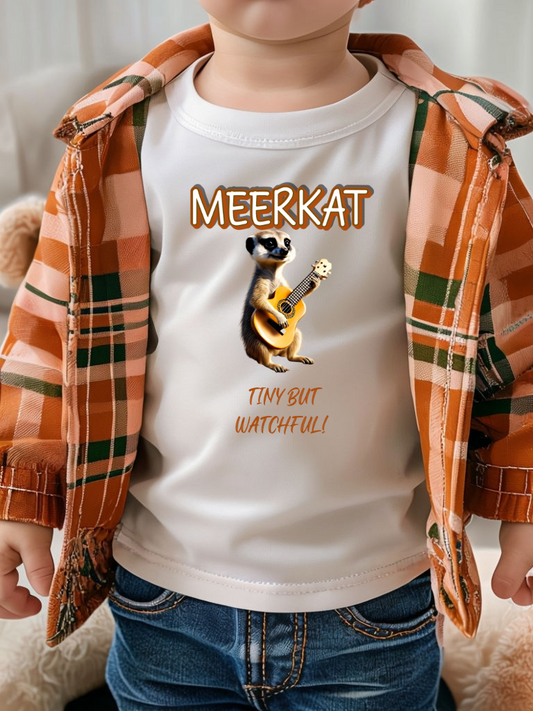 MEERKAT T-SHIRT KIDS TINY BUT WATCHFULL