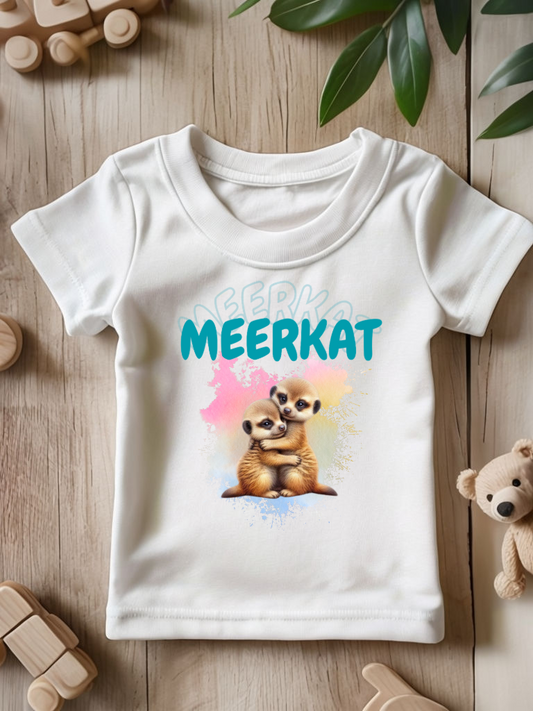 MEERKAT T-SHIRT BABY HUGS